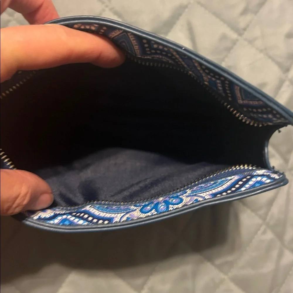 Liberty of London Blue Floral makeup bag